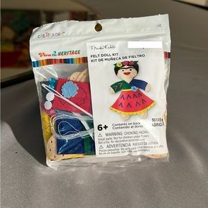 Frida Kahlo Felt Doll Kit